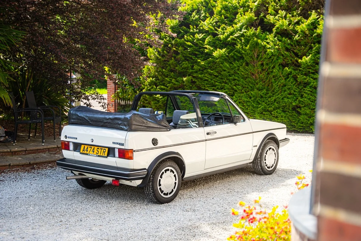 Golf GTI Cabriolet rear three quarter